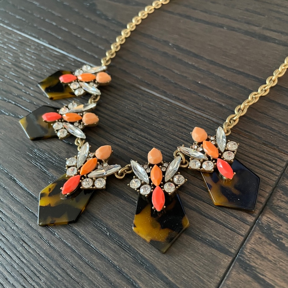 Tortoise Crystal Jcrew Necklace